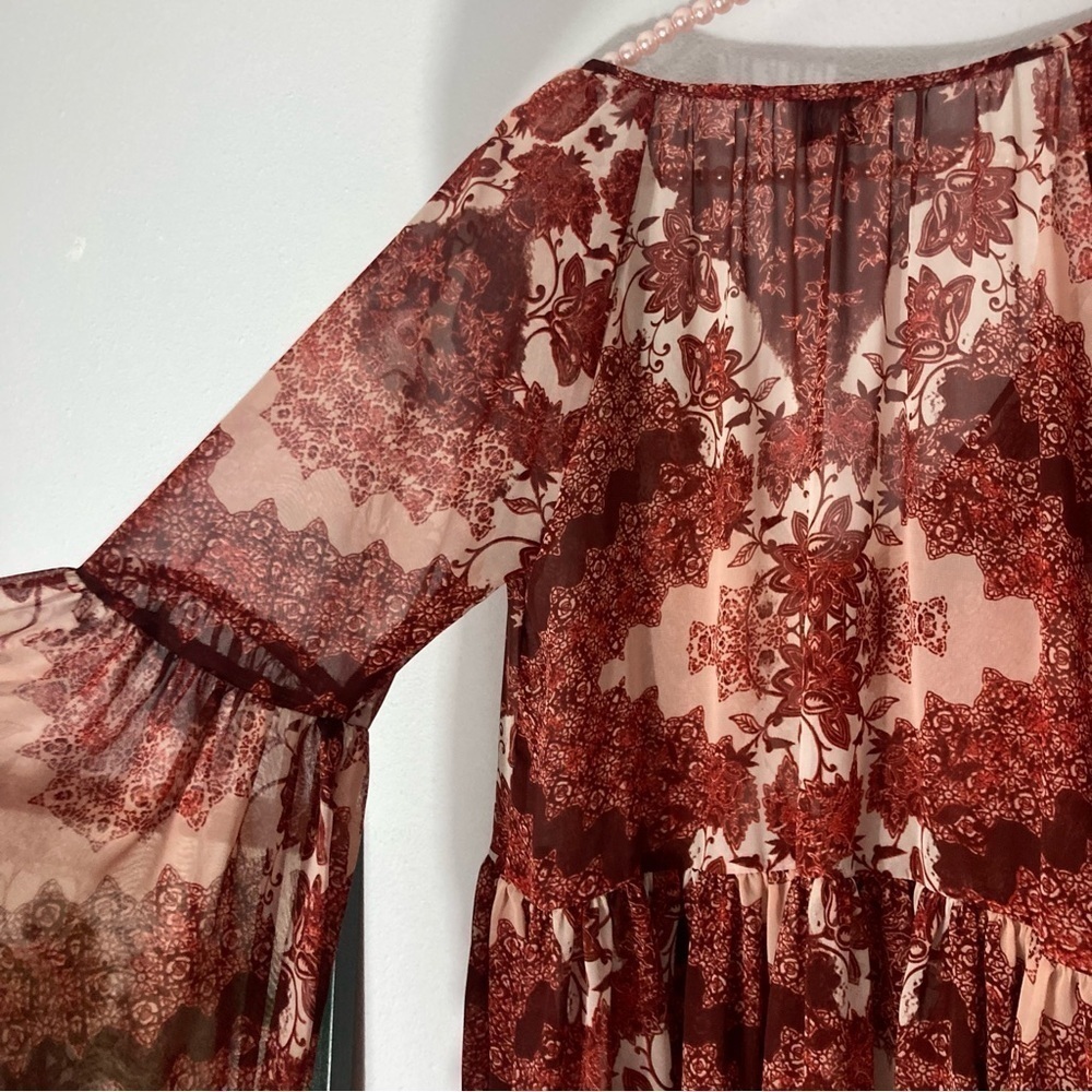 Show Me Your Mumu sheer Sienna Swing dress size M - Picture 12 of 16